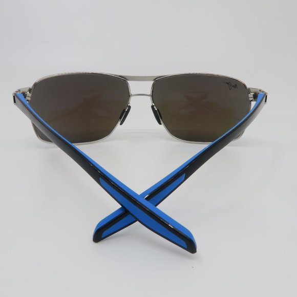 Maui Jim THE BIRD MJ835-17A Chrome/Blue Hawaii/Black-Blue Polarized Sung… - Picture 7 of 8